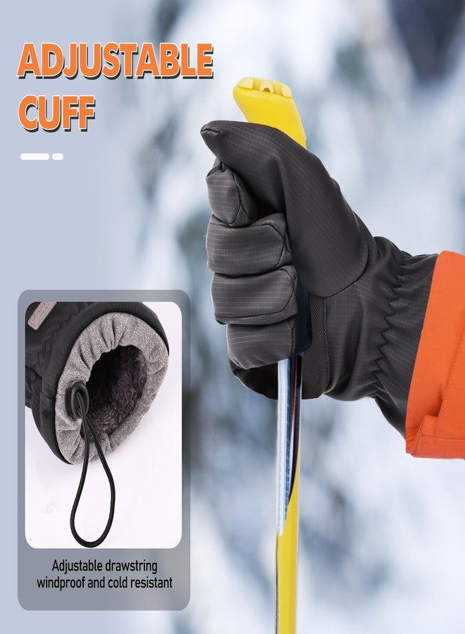 Gopaice Winter Gloves for Men Women Waterproof Thermal Windproof,Touchscreen for Running,Cycling,Skiing,Snowboarding,Driving in Cold Weather - Image 5